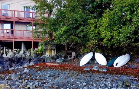 Sitka Rock Shoreline with boats
