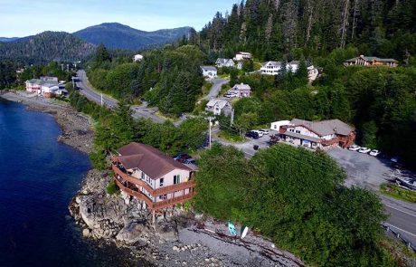Sitka Rock Suites Aerial View