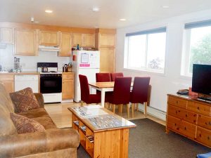 Water View Suite 6 Living Space and Kitchen